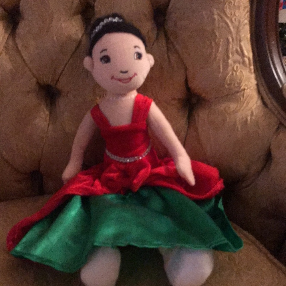 Doll- Cloth with Velvet/Satin gown